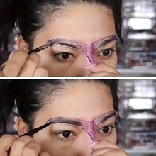 Load image into Gallery viewer, 8-Piece: Eyebrow Shaping Stencils Kit - Makeup Tool for Perfect Brows