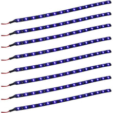 将图片加载到图库查看器,8-Piece: Flexible Waterproof LED Strip Light for Car