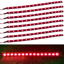 将图片加载到图库查看器,8-Piece: Flexible Waterproof LED Strip Light for Car