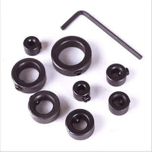 Load image into Gallery viewer, 8-Pieces Set: Woodworking Drill Bit Depth Stop Collars Ring Positioner