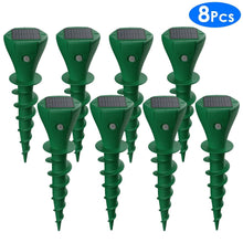 Load image into Gallery viewer, 8-Pieces: Solar Powered Repellent Waterproof Solar Vibration Stake