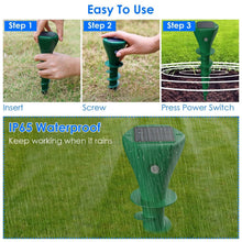 Load image into Gallery viewer, 8-Pieces: Solar Powered Repellent Waterproof Solar Vibration Stake