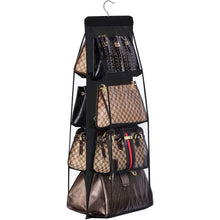 Load image into Gallery viewer, 8 Pocket Hanging Purse Organizer Handbag Storage Hanger