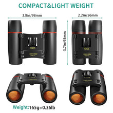 Load image into Gallery viewer, 8 x 21 Small Pocket Binoculars Compact