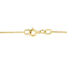 Load image into Gallery viewer, Espira 10K Yellow Gold .03 Cttw Diamond-Accented Round-Cut Diamond Swirl Open Heart 18" Pendant Necklace (I-J Color, I2-I3 Clarity)