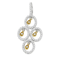 Load image into Gallery viewer, 14K Two- Toned Gold 2/5 cttw Round Diamond Pendant Necklace (H-I, I1-I2)