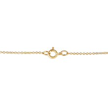 Load image into Gallery viewer, 10K Yellow Flashed .925 Sterling Silver 1/4 Cttw Champagne Diamond Filigree Cross Pendant Necklace (K-L Color, I1-I2 Clarity) - 18"