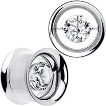 Load image into Gallery viewer, Gem Floating Screw Fit Tunnel Plug Set Available Sizes 8mm to 16mm
