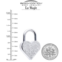 将图片加载到图库查看器,8G Heart Love Ear Weight Set