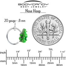 将图片加载到图库查看器,20G 5/16 Texture Turtle Nose Hoop
