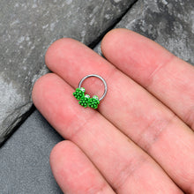 将图片加载到图库查看器,16G 3/8 Texture Turtle Trio Hinged Segment Ring