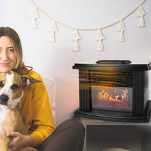 将图片加载到图库查看器,800W Artificial Flame Stove Electric Fireplace Heater