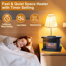将图片加载到图库查看器,800W Artificial Flame Stove Electric Fireplace Heater