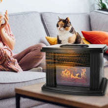 将图片加载到图库查看器,800W Artificial Flame Stove Electric Fireplace Heater