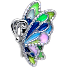 将图片加载到图库查看器,Pastel Profile Butterfly Barbell Tongue Ring