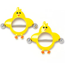 将图片加载到图库查看器,14G 9/16 Little Yellow Chicks Nipple Shield Set