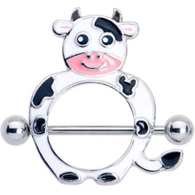 将图片加载到图库查看器,14G 9/16 Moo Cow Nipple Shield Set
