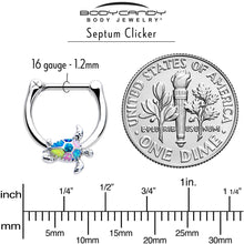 将图片加载到图库查看器,16G 5/16 Glitter Turtle Cartilage Clicker