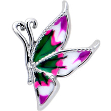 Load image into Gallery viewer, 16G 5/16 Profile Butterfly Labret Monroe Tragus