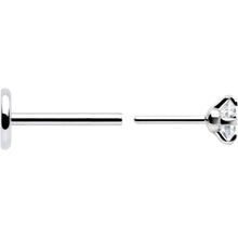 Load image into Gallery viewer, 2.5mm Gem Flat Back Earring Threadless Push In Stud 20G