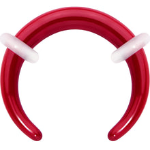 Load image into Gallery viewer, Stainless Steel Crescent Pincher Septum Ring - 14G and 16G