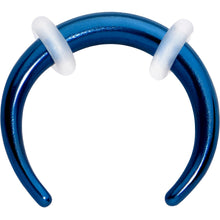 Load image into Gallery viewer, Stainless Steel Crescent Pincher Septum Ring - 14G and 16G