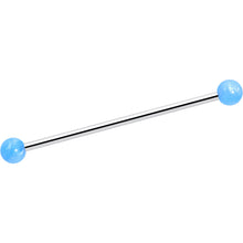 Load image into Gallery viewer, 14G Color Acrylic Ball Industrial Barbell 38mm