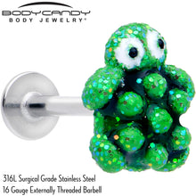 将图片加载到图库查看器,16G 5/16 Texture Turtle Labret Monroe Tragus