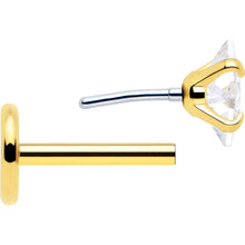 将图片加载到图库查看器,3mm CZ Star Flat Back Stud Earrings - 1 Pair