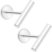 Load image into Gallery viewer, 316L Surgical Steel Straight Barbell Flat Back Stud Earrings - 1 Pair