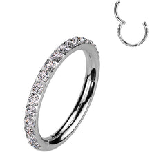 将图片加载到图库查看器,Micro Gem Titanium Hinged Nose Hoop