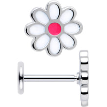 Load image into Gallery viewer, Daisy Flower Flat Back Stud Earrings - 1 Pair
