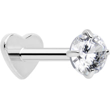 将图片加载到图库查看器,18G 5/16 CZ Implant Grade Titanium Reversible Threadless Flatback