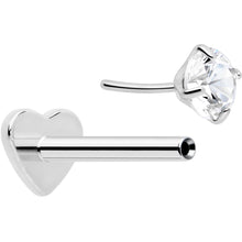 将图片加载到图库查看器,18G 5/16 CZ Implant Grade Titanium Reversible Threadless Flatback