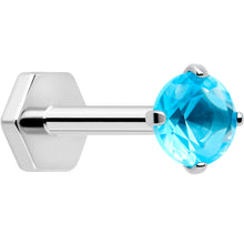 将图片加载到图库查看器,18G 5/16 CZ Implant Grade Titanium Reversible Threadless Flatback