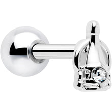 Load image into Gallery viewer, 16G 1/4 Clear Gem Champagne Dreams Cartilage Tragus Earring