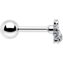 Load image into Gallery viewer, 16G 1/4 Clear CZ Gem Fabulous Angel Cartilage Tragus Earring