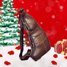 将图片加载到图库查看器,Genuine Leather Crossbody Sling Bag (Unisex)