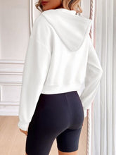 Load image into Gallery viewer, Relaxed Minimalist Zip-Up Dropped Shoulder Hooded Jacket Casual & Comfortable Lightweight Outerwear