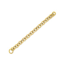 Load image into Gallery viewer, 14k Yellow Gold Round Link Bracelet (11.60 mm)