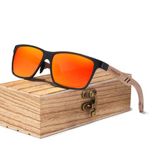 将图片加载到图库查看器,Luxury Bamboo Wood Design Polarized Elegant High Quality Men Sunglasses Mirror Lens Handmade Fashion UV400 Eyewear Accessories