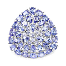 Load image into Gallery viewer, 5.93 Carat Genuine Tanzanite .925 Sterling Silver Ring