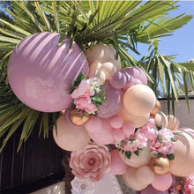 将图片加载到图库查看器,85Pcs Purple Pink Balloon Arch Garland For Festival Family Engagement Wedding Birthday Theme Anniversary Celebration Decoration For Party