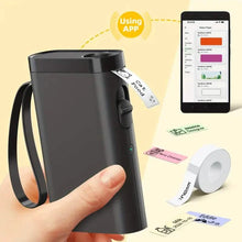 Load image into Gallery viewer, P21 Wireless Thermal Label Maker – Portable USB Printer with Paper Roll, Rechargeable & Ink-Free