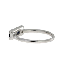 将图片加载到图库查看器,.63ct Diamond Sapphire Ring 14KT White Gold