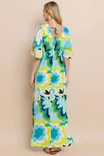 将图片加载到图库查看器,Floral Printed Slit Maxi Dress For Women – Summer Floral Maxi Dress, Elegant Slit Maxi Dress, Feminine Floral Dress, Romantic Floral Dress, Chic Summer Maxi Dress, Vibrant Slit Dress, Sophisticated Floral Dress
