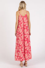 Load image into Gallery viewer, New Summer Printed V-Neck Maxi Cami Dress with Pockets – Chic and Functional Flattering Dress with Ruched Details