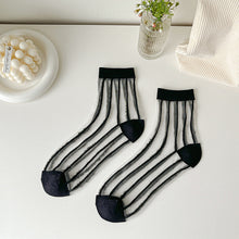 Load image into Gallery viewer, Women Socks New Fashion Long Transparent Cute Heart Thin Socks Female Summer Casual Sweet Funny Socks Stylish Ankle Socks For Women