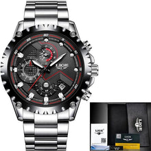 Load image into Gallery viewer, Business Elegant Men's Watch With Chronometers Day View Fluorescent Hands Excellent Look Unique Design Perfect Gift For Your Man