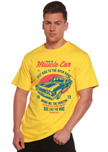 将图片加载到图库查看器,Muscle Car Spun Bamboo® Men's Bamboo Viscose/Organic Cotton Short Sleeve Graphic T-Shirt